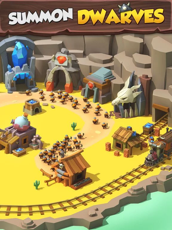Изображение игры: Tiny Miners: Clicker Game