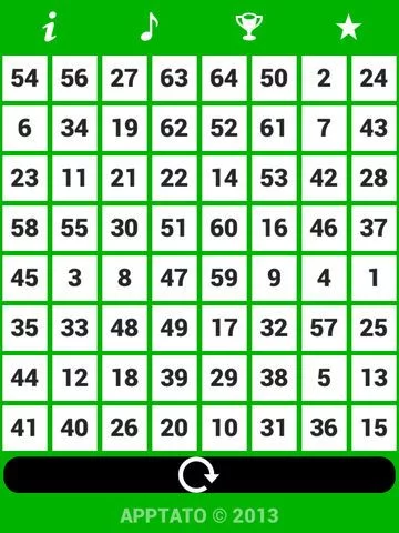 Изображение игры: 1 to 64 Numbers Challenge