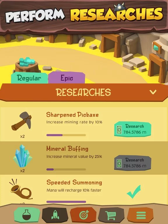 Изображение игры: Tiny Miners: Clicker Game