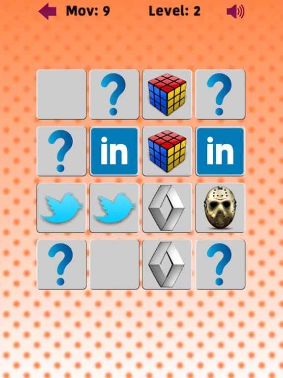 Изображение игры: Memo Match - matching pairs game for free