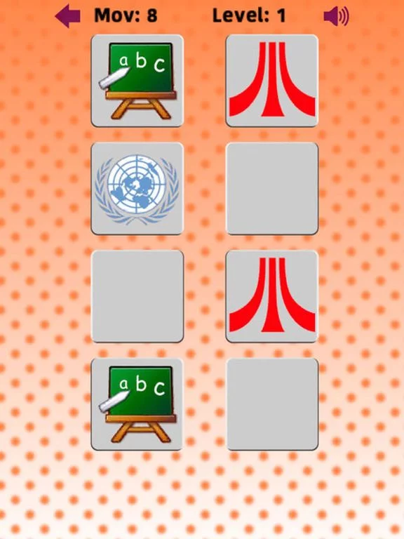 Изображение игры: Memo Match - matching pairs game for free