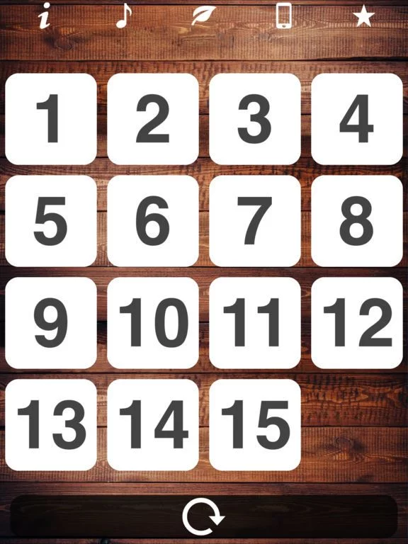 Изображение игры: 15 Puzzle Sliding Number Game