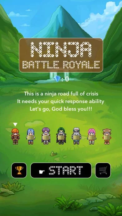 Изображение игры: Ninja Battle Royale
