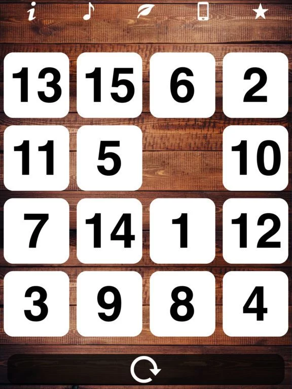 Изображение игры: 15 Puzzle Sliding Number Game