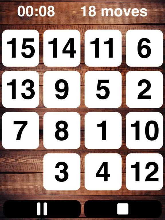 Изображение игры: 15 Puzzle Sliding Number Game