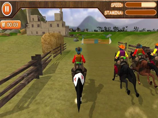 Изображение игры: Riding & Jumping Derby Horse