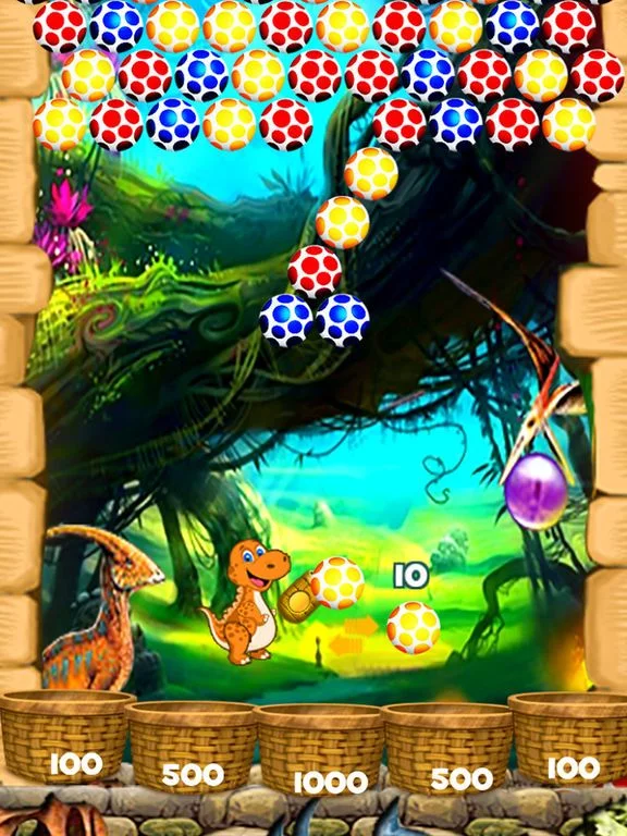 Изображение игры: Egg Bubble Shooter 2016