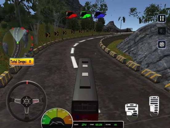Изображение игры: Uphill Bus Driving Challenge