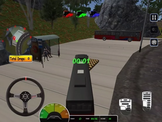 Изображение игры: Uphill Bus Driving Challenge