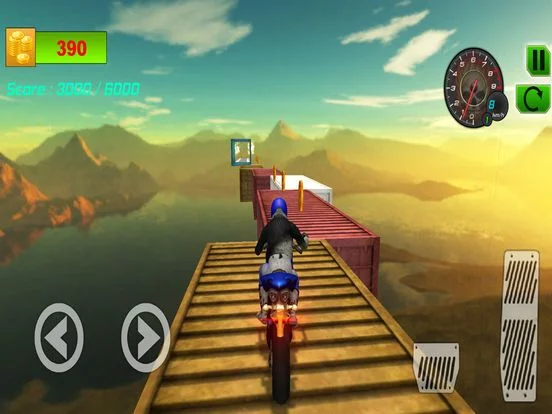 Изображение игры: Driving Bike In Space