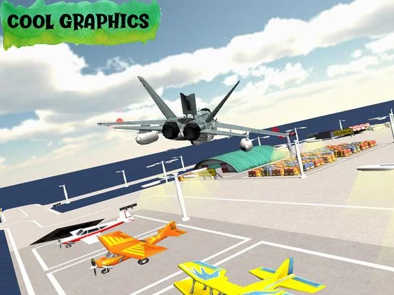 Изображение игры: Fighter Jet Flying Simulator