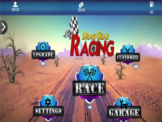 Изображение игры: Drag Gear Racing