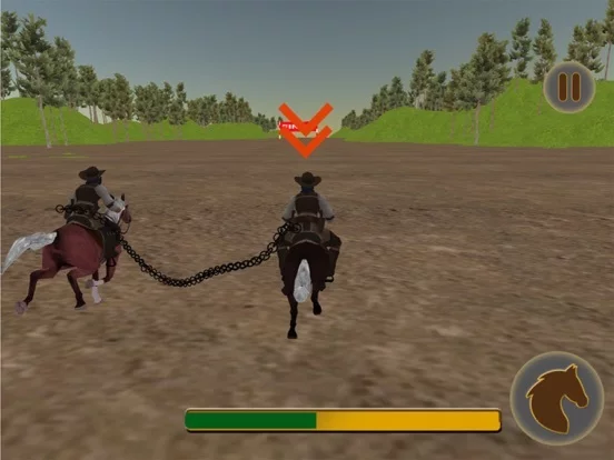 Изображение игры: Real Chained Horse Race