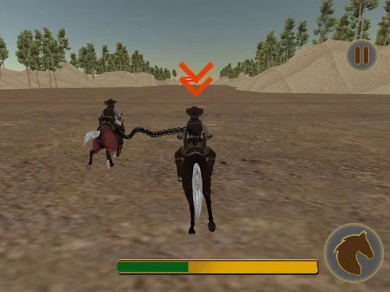 Изображение игры: Real Chained Horse Race