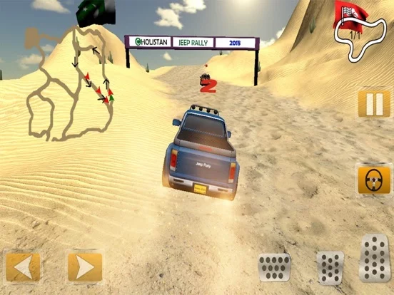 Изображение игры: Jeep Rally In Desert
