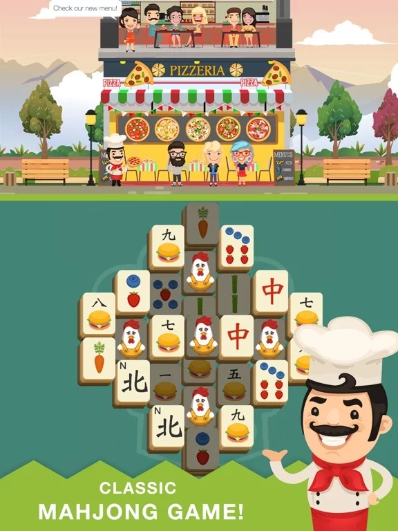 Изображение игры: Mahjong Cooking Tower