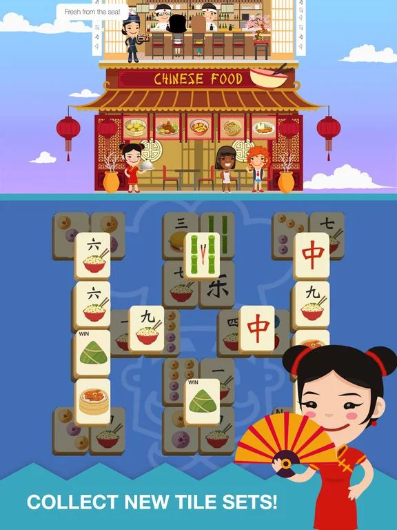 Изображение игры: Mahjong Cooking Tower