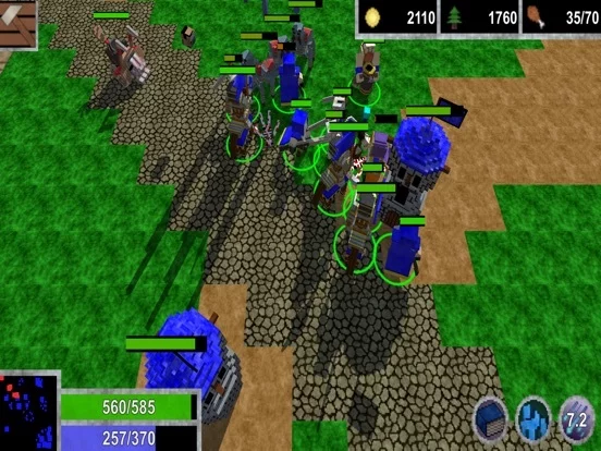Изображение игры: Blocky Story: War Craft