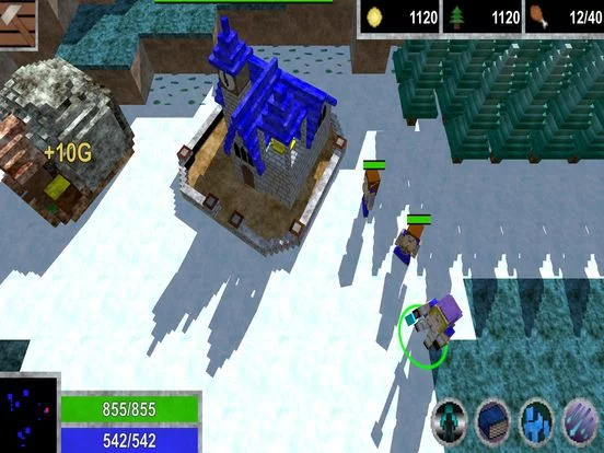 Изображение игры: Blocky Story: War Craft