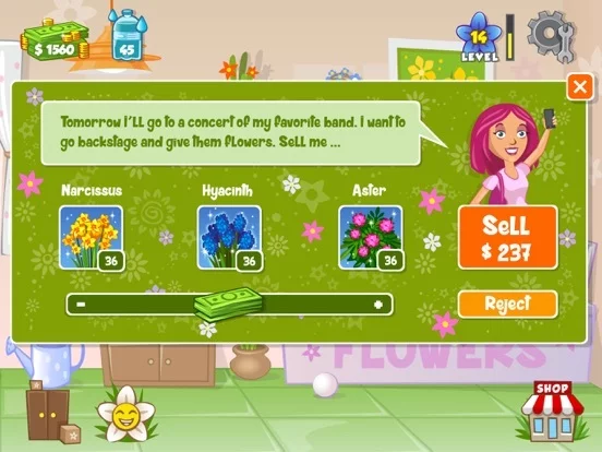Изображение игры: Flower Tycoon:Grow Best Blooms