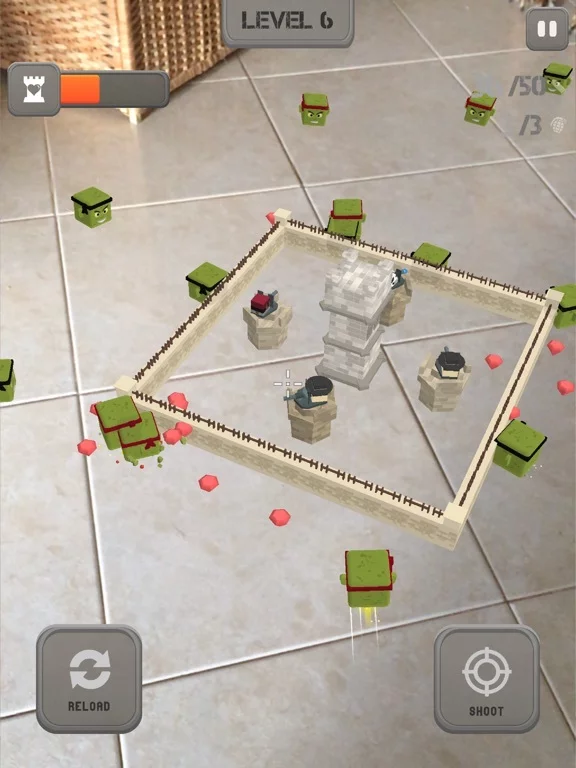 Изображение игры: AR Angry Zombies