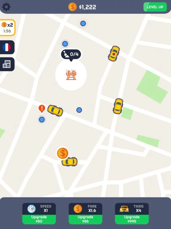 Изображение игры: Taxi Idle 2D