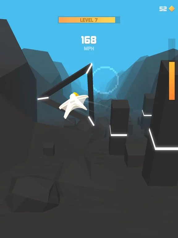 Изображение игры: Wingsuit Fall