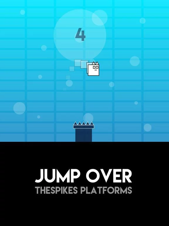 Изображение игры: Jump Over Rising Stack