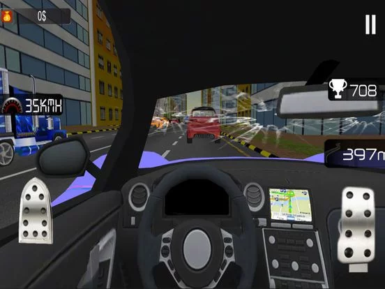 Изображение игры: Car Driving Traffic Challenges