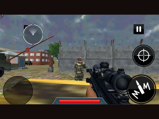 Изображение игры: Modern Sniper Fury Warrior 3D: Enemy Base Assassin
