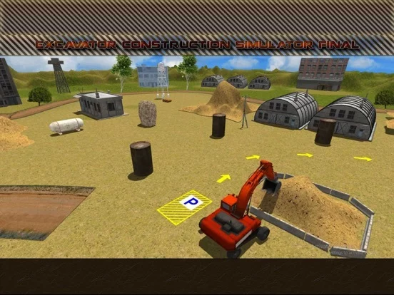 Изображение игры: Heavy Excavator Crane Simulator 3D Construction