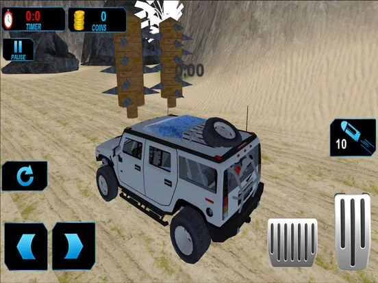 Изображение игры: Xtreme Beach Stunt: Offroad Hummer Track