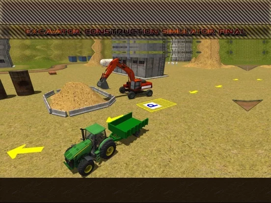Изображение игры: Heavy Excavator Crane Simulator 3D Construction