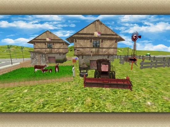 Изображение игры: Real Farm Harvesting Simulator: Tractor Driver Sim