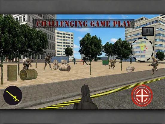 Изображение игры: Real Weapon Enemy Destruction: RPG and Machine Gun