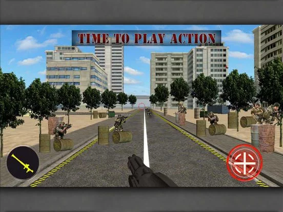 Изображение игры: Real Weapon Enemy Destruction: RPG and Machine Gun