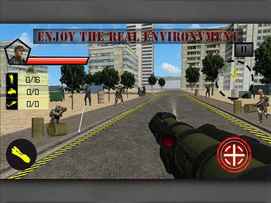Изображение игры: Real Weapon Enemy Destruction: RPG and Machine Gun