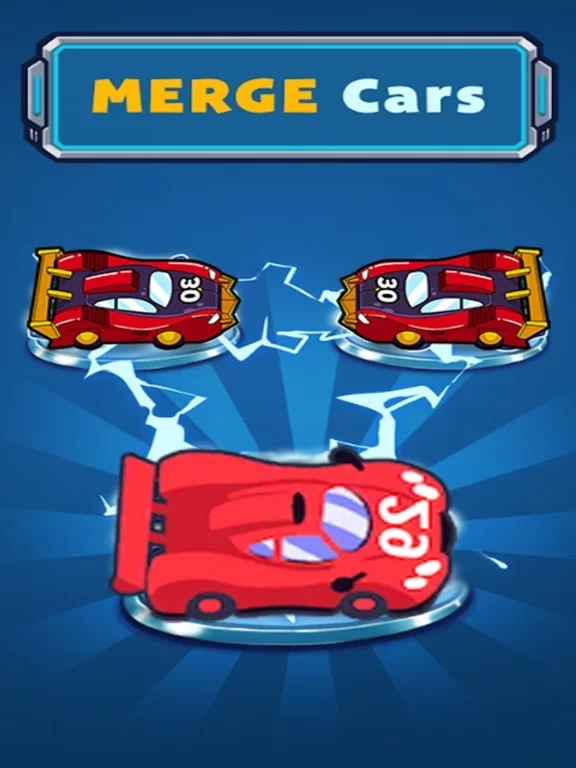 Изображение игры: Merge Car - Idle Clicker