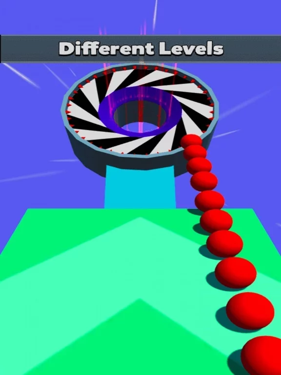 Изображение игры: Round Hit Helix Ball