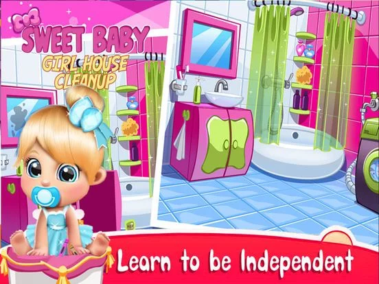 Изображение игры: Suprise Girl - Dolls Cleanup