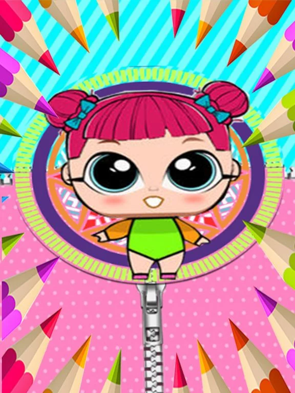 Изображение игры: Little Doll Color Book
