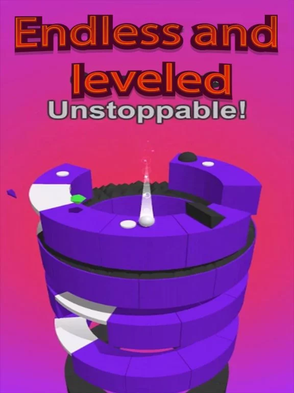 Изображение игры: Hoop Smash: Fire Balls Jump