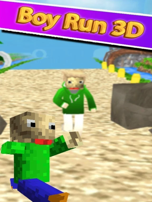 Изображение игры: Super Boy Run 3D