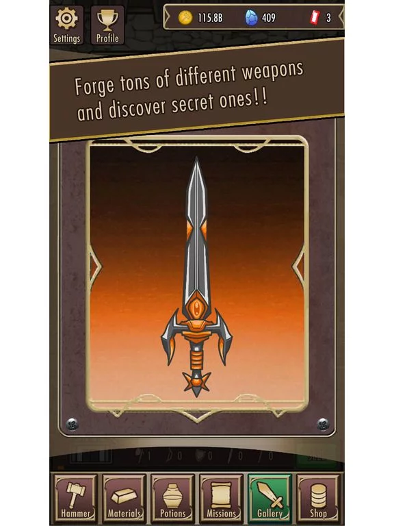 Изображение игры: Medieval Clicker Blacksmith