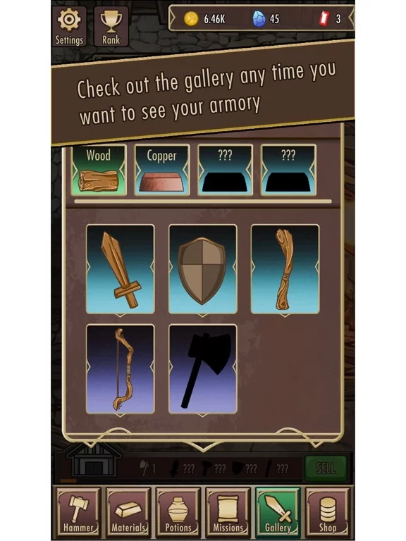 Изображение игры: Medieval Clicker Blacksmith