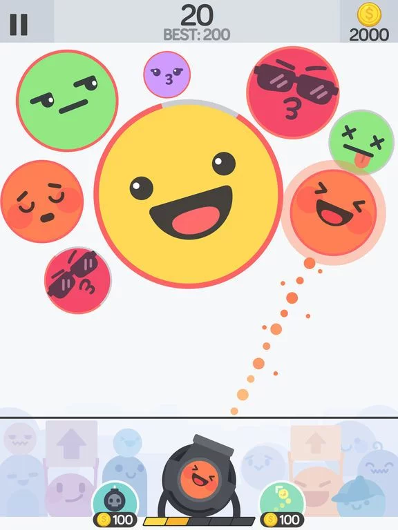 Изображение игры: Emoji Bump