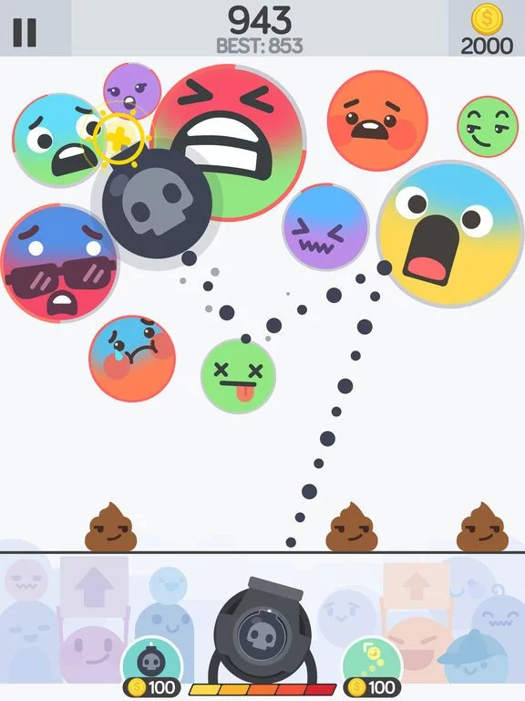 Изображение игры: Emoji Bump
