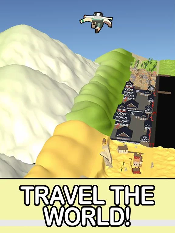 Изображение игры: Jetpack Hop