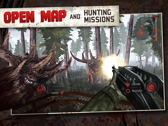 Изображение игры: Dead Forest Zombie Deer Hunter