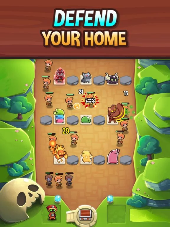 Изображение игры: Summoner's Greed: Idle RPG TD